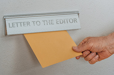 Letter to the Editor Mail Slot