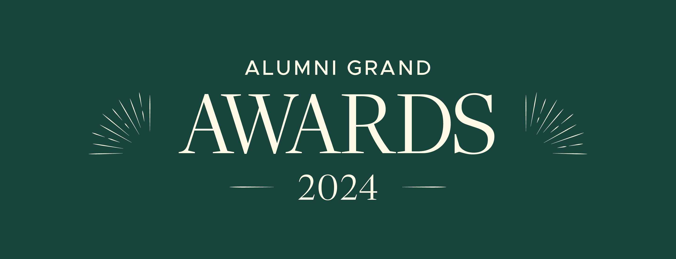 [Banner: 2024 Alumni Grand Awards ]